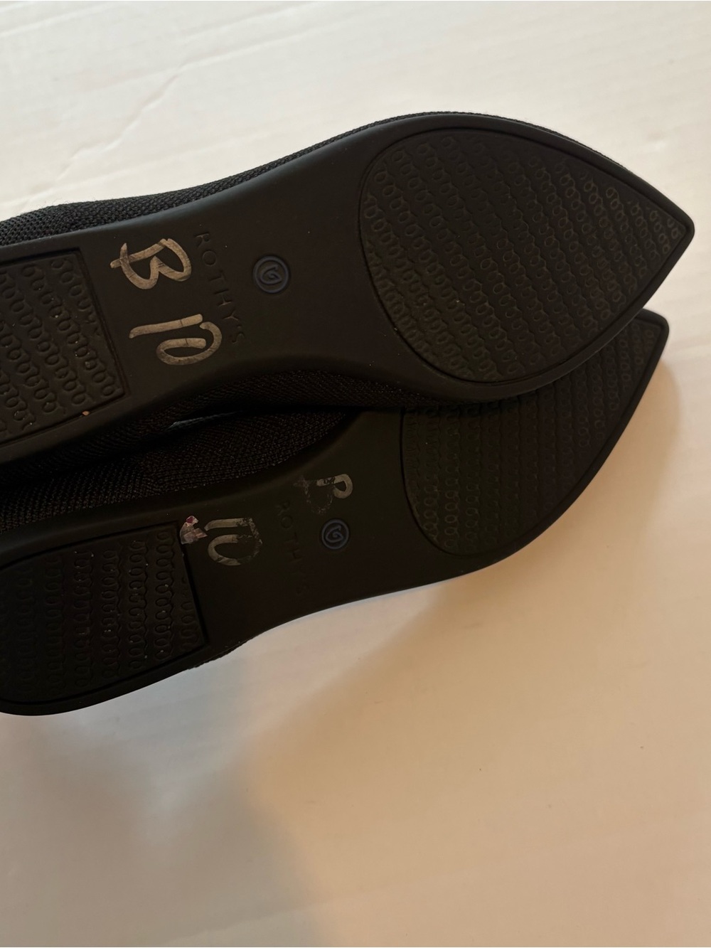 Rothy’s the point black flats size 7 - Picture 5 of 6